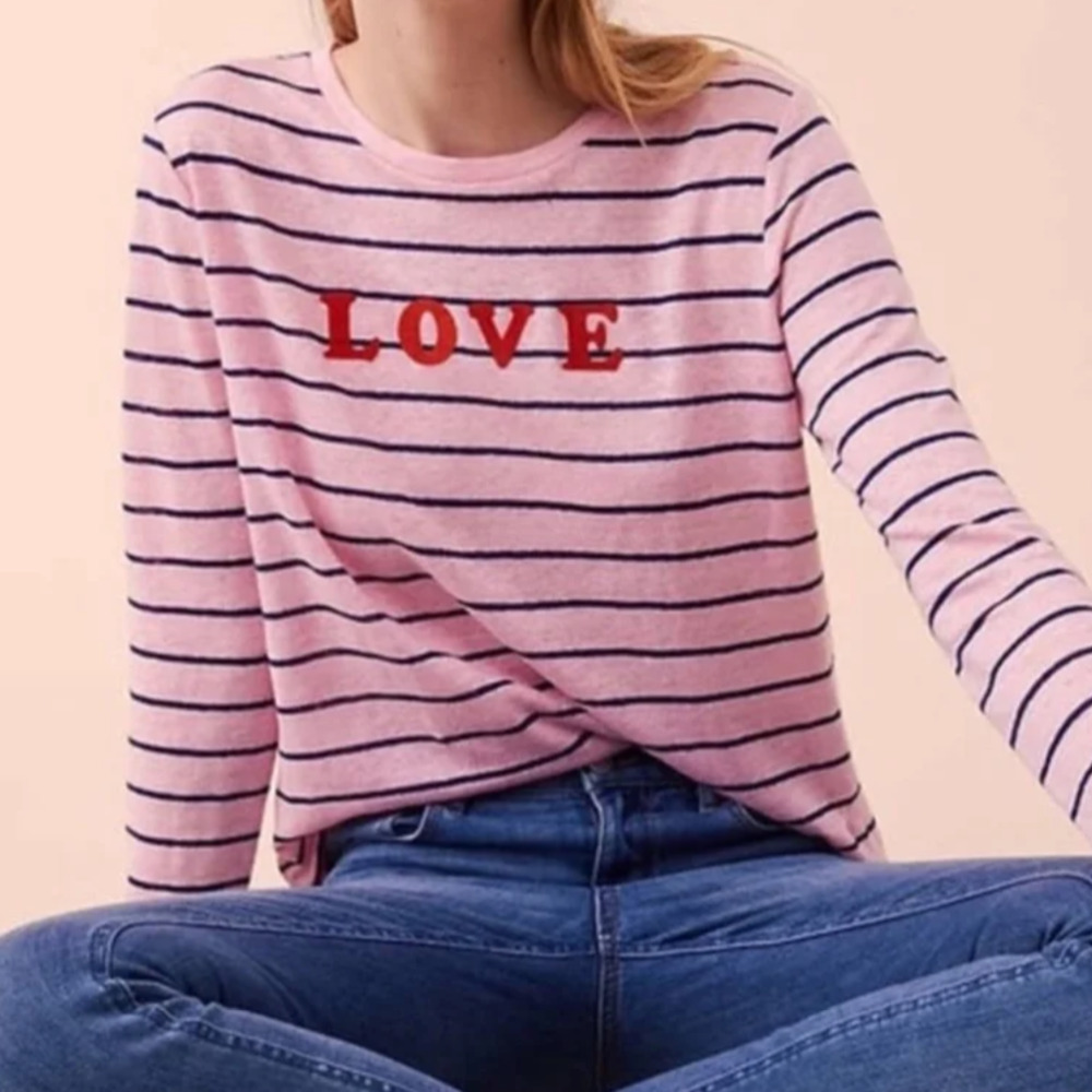 Lou & Grey Linen Love Striped Tee